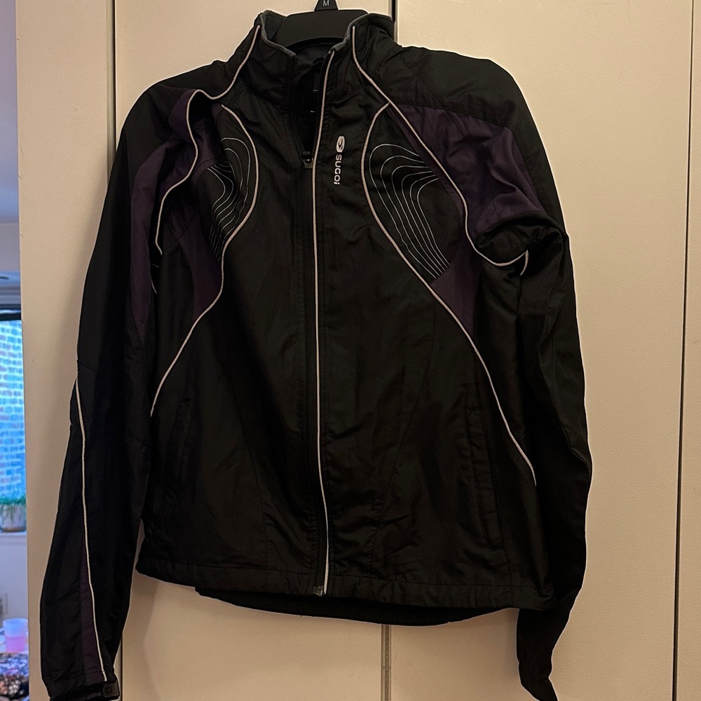 Sugoi 2 in 1 running jacket + vest with magnetic quick remove arms!